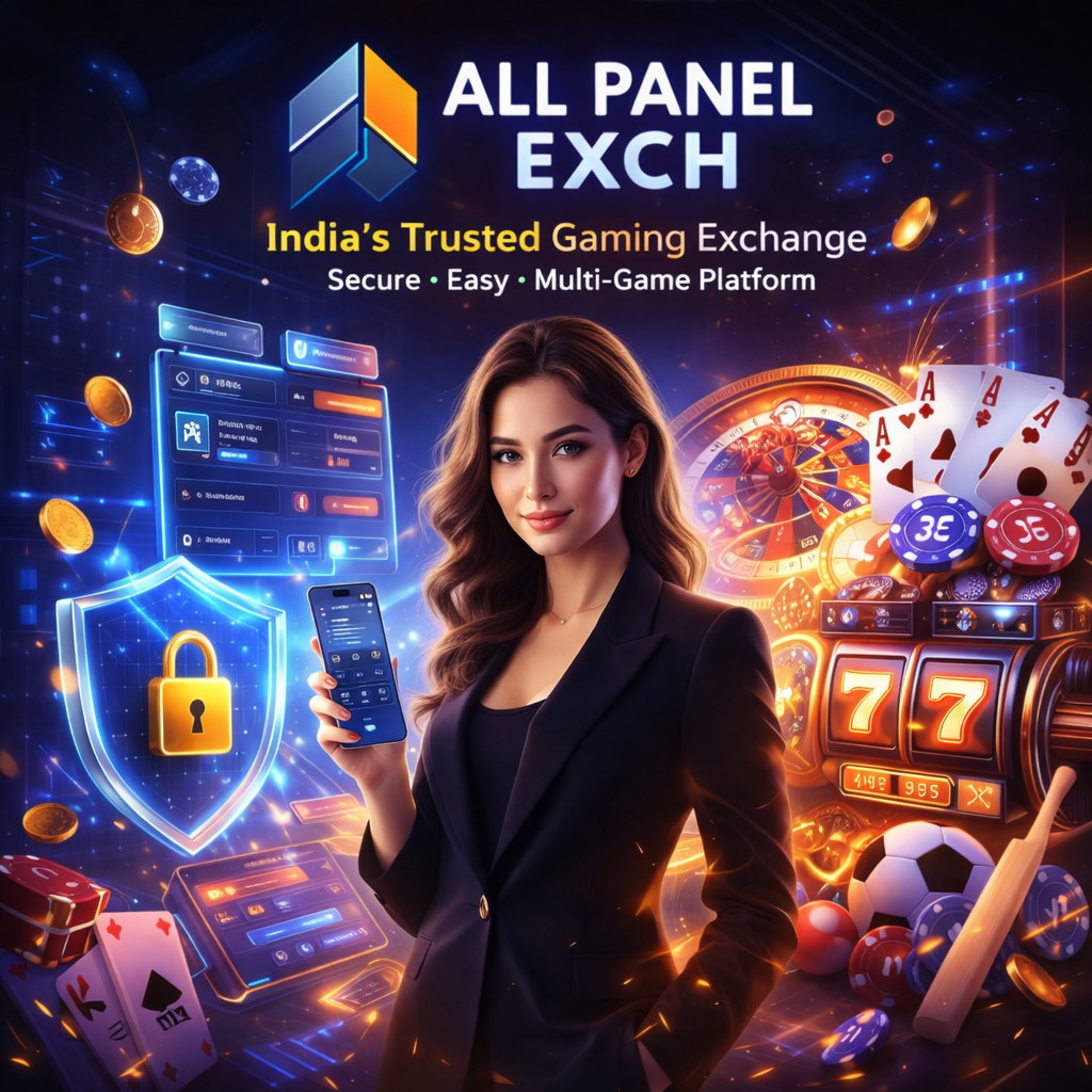 All Panel Exch official website homepage showing All Panel Exchange ID login, secure access panel, and complete user guide interface for online gaming platform